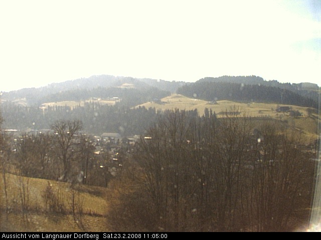 Webcam-Bild: Aussicht vom Dorfberg in Langnau 20080223-110500