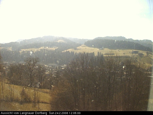 Webcam-Bild: Aussicht vom Dorfberg in Langnau 20080224-120500