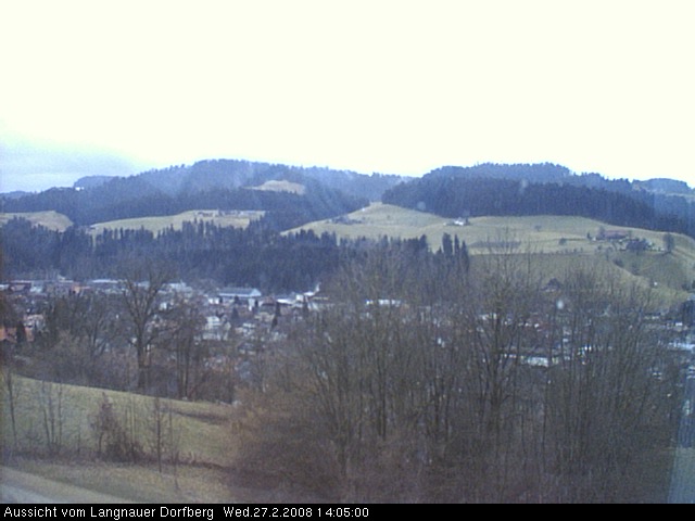 Webcam-Bild: Aussicht vom Dorfberg in Langnau 20080227-140500