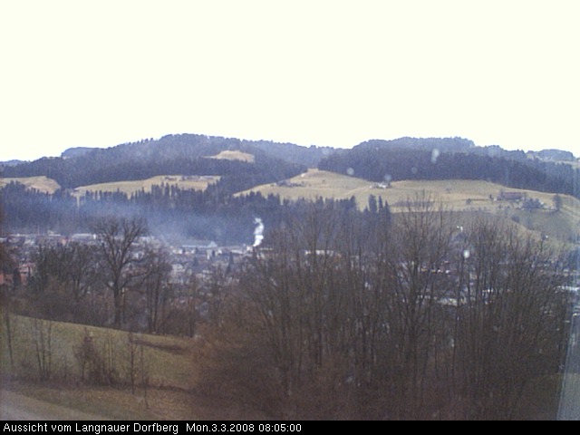Webcam-Bild: Aussicht vom Dorfberg in Langnau 20080303-080500