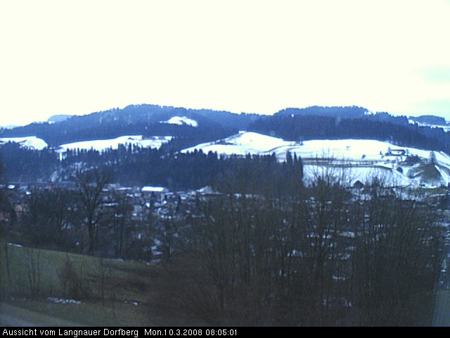 Webcam-Bild: Aussicht vom Dorfberg in Langnau 20080310-080500