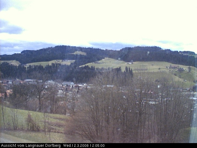 Webcam-Bild: Aussicht vom Dorfberg in Langnau 20080312-120500