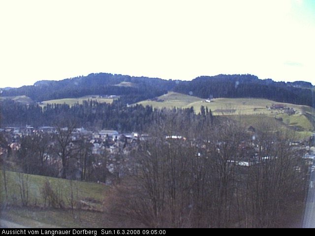Webcam-Bild: Aussicht vom Dorfberg in Langnau 20080316-090500