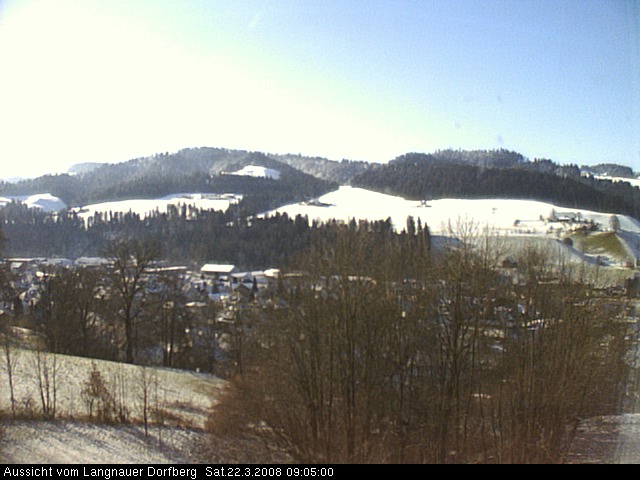 Webcam-Bild: Aussicht vom Dorfberg in Langnau 20080322-090500