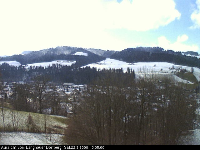 Webcam-Bild: Aussicht vom Dorfberg in Langnau 20080322-100500