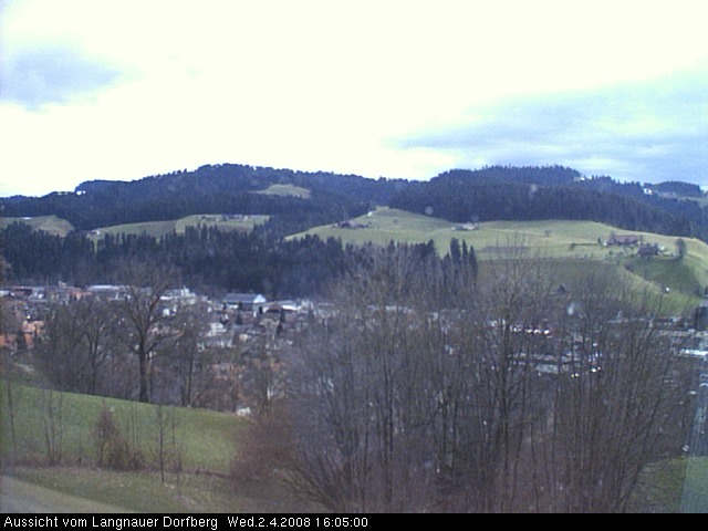 Webcam-Bild: Aussicht vom Dorfberg in Langnau 20080402-160500