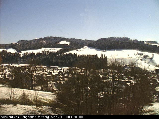 Webcam-Bild: Aussicht vom Dorfberg in Langnau 20080407-160500