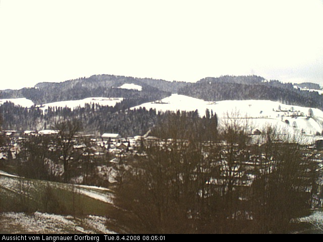 Webcam-Bild: Aussicht vom Dorfberg in Langnau 20080408-080500