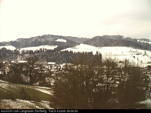 Webcam-Bild: Aussicht vom Dorfberg in Langnau 20080408-090500