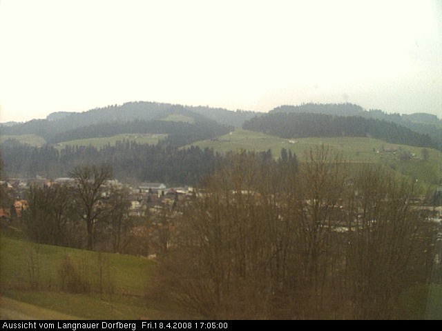 Webcam-Bild: Aussicht vom Dorfberg in Langnau 20080418-170500