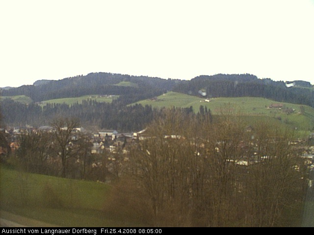 Webcam-Bild: Aussicht vom Dorfberg in Langnau 20080425-080500