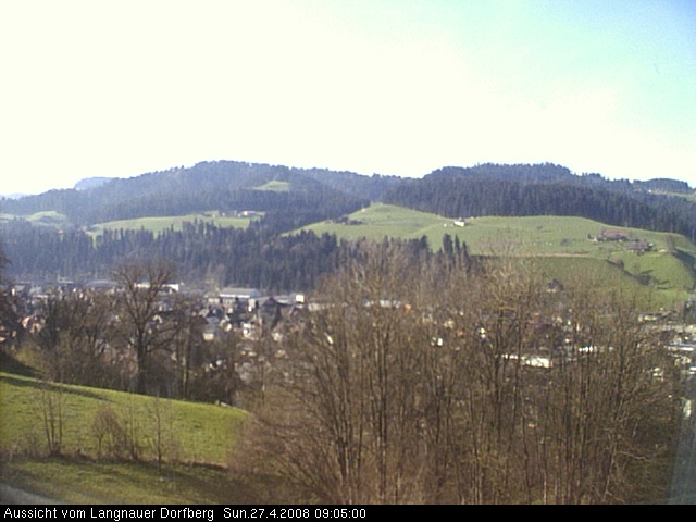 Webcam-Bild: Aussicht vom Dorfberg in Langnau 20080427-090500