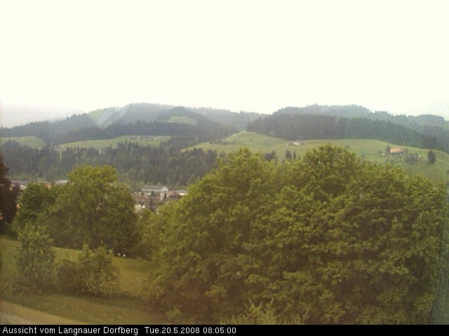 Webcam-Bild: Aussicht vom Dorfberg in Langnau 20080520-080500