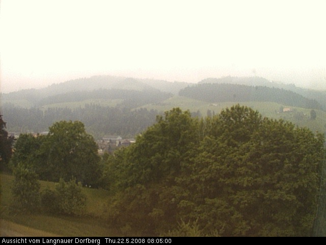 Webcam-Bild: Aussicht vom Dorfberg in Langnau 20080522-080500