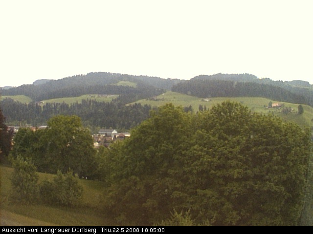 Webcam-Bild: Aussicht vom Dorfberg in Langnau 20080522-180500