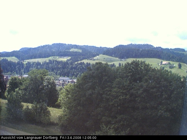 Webcam-Bild: Aussicht vom Dorfberg in Langnau 20080613-120500