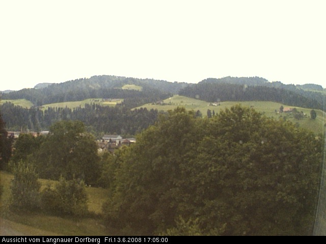 Webcam-Bild: Aussicht vom Dorfberg in Langnau 20080613-170500