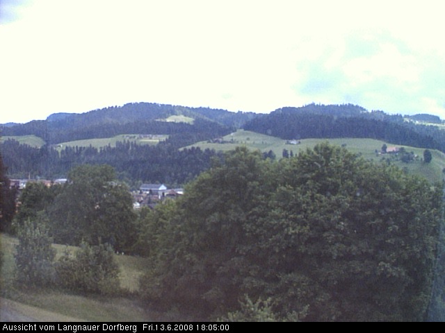 Webcam-Bild: Aussicht vom Dorfberg in Langnau 20080613-180500