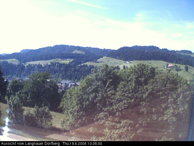 Webcam-Bild: Aussicht vom Dorfberg in Langnau 20080619-100500