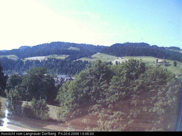Webcam-Bild: Aussicht vom Dorfberg in Langnau 20080620-100500