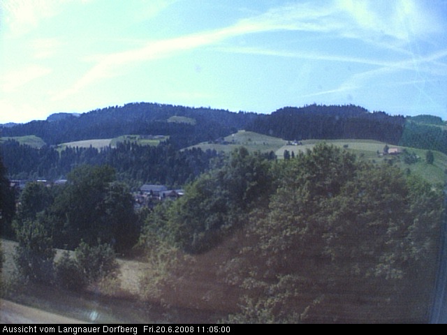 Webcam-Bild: Aussicht vom Dorfberg in Langnau 20080620-110500