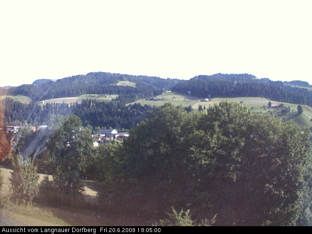 Webcam-Bild: Aussicht vom Dorfberg in Langnau 20080620-180500