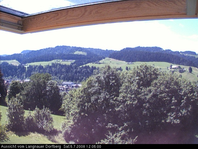 Webcam-Bild: Aussicht vom Dorfberg in Langnau 20080705-120500