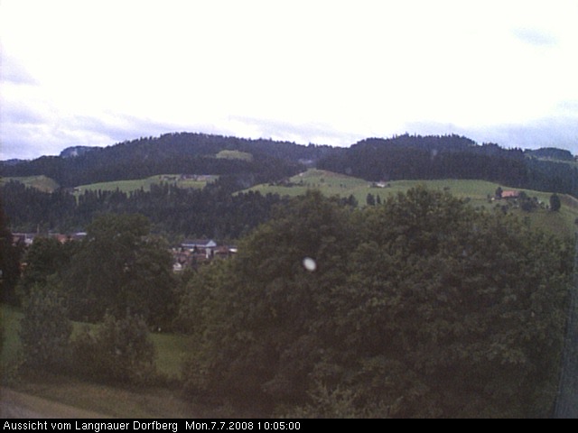 Webcam-Bild: Aussicht vom Dorfberg in Langnau 20080707-100500