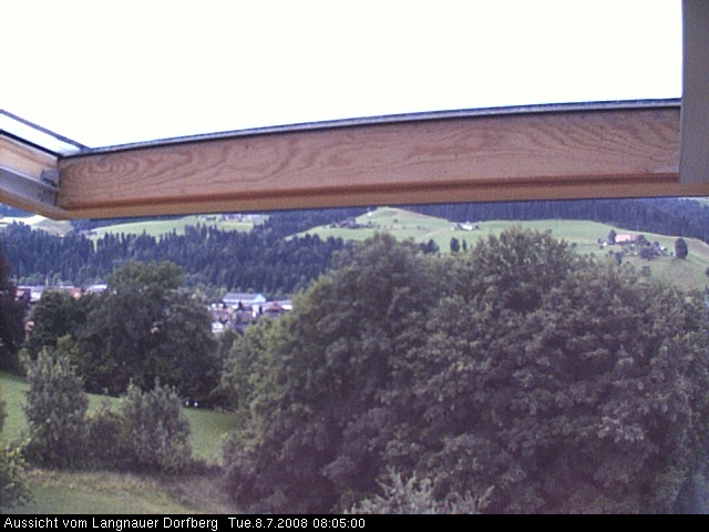 Webcam-Bild: Aussicht vom Dorfberg in Langnau 20080708-080500