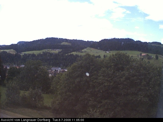 Webcam-Bild: Aussicht vom Dorfberg in Langnau 20080708-110500