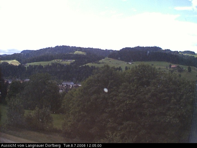 Webcam-Bild: Aussicht vom Dorfberg in Langnau 20080708-120500
