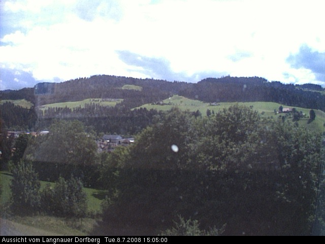 Webcam-Bild: Aussicht vom Dorfberg in Langnau 20080708-150500