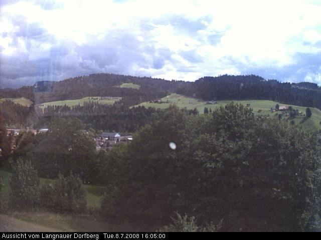 Webcam-Bild: Aussicht vom Dorfberg in Langnau 20080708-160500