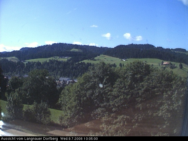 Webcam-Bild: Aussicht vom Dorfberg in Langnau 20080709-100500