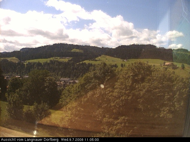 Webcam-Bild: Aussicht vom Dorfberg in Langnau 20080709-110500