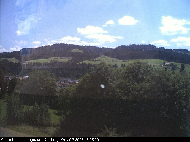 Webcam-Bild: Aussicht vom Dorfberg in Langnau 20080709-150500