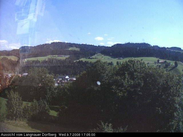 Webcam-Bild: Aussicht vom Dorfberg in Langnau 20080709-170500