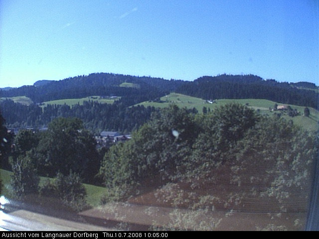 Webcam-Bild: Aussicht vom Dorfberg in Langnau 20080710-100500