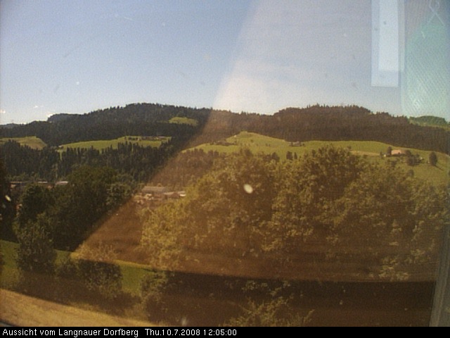 Webcam-Bild: Aussicht vom Dorfberg in Langnau 20080710-120500