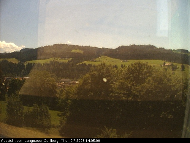 Webcam-Bild: Aussicht vom Dorfberg in Langnau 20080710-140500