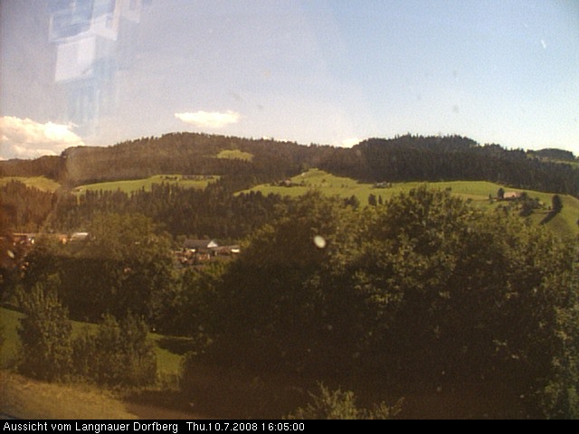 Webcam-Bild: Aussicht vom Dorfberg in Langnau 20080710-160500