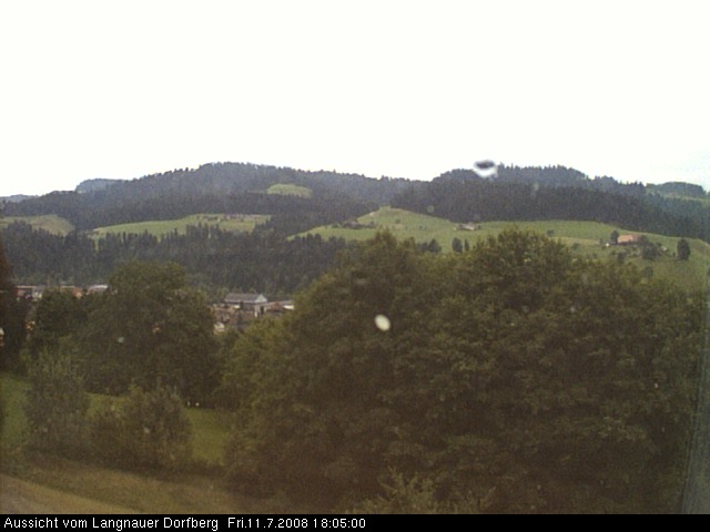 Webcam-Bild: Aussicht vom Dorfberg in Langnau 20080711-180500