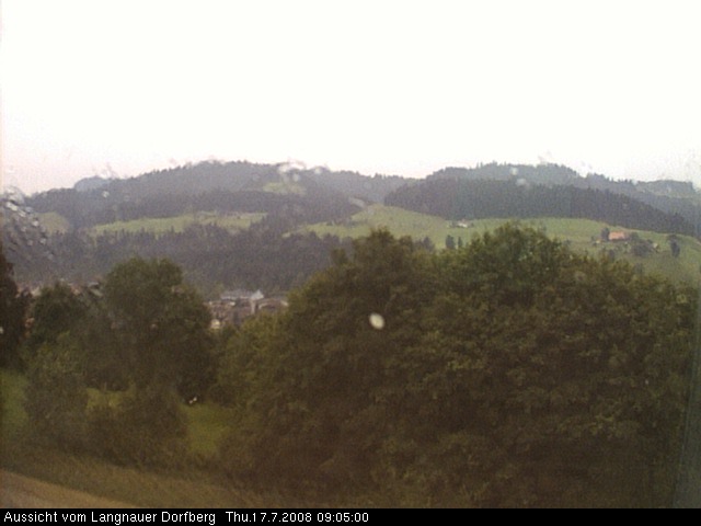 Webcam-Bild: Aussicht vom Dorfberg in Langnau 20080717-090500