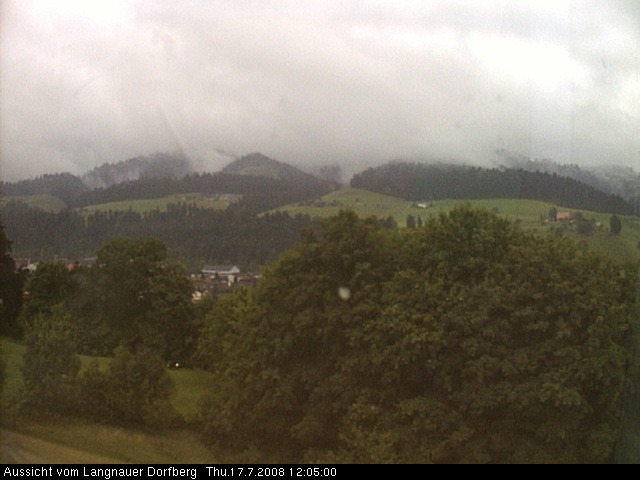 Webcam-Bild: Aussicht vom Dorfberg in Langnau 20080717-120500