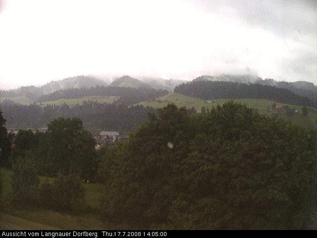Webcam-Bild: Aussicht vom Dorfberg in Langnau 20080717-140500