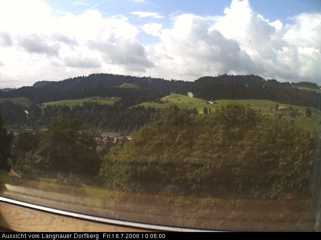 Webcam-Bild: Aussicht vom Dorfberg in Langnau 20080718-100500