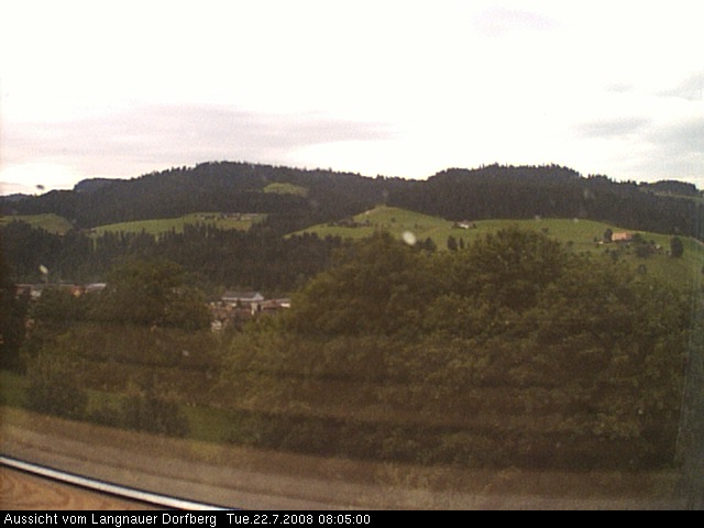 Webcam-Bild: Aussicht vom Dorfberg in Langnau 20080722-080500