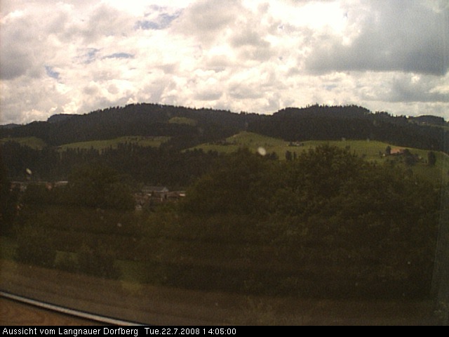 Webcam-Bild: Aussicht vom Dorfberg in Langnau 20080722-140500