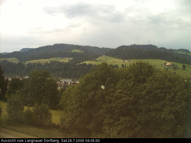 Webcam-Bild: Aussicht vom Dorfberg in Langnau 20080726-090500