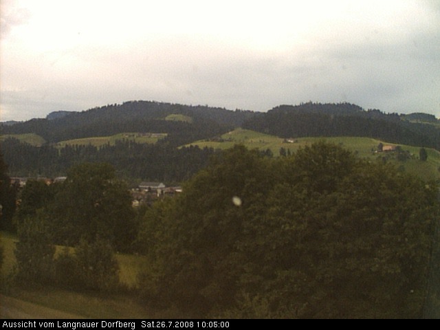 Webcam-Bild: Aussicht vom Dorfberg in Langnau 20080726-100500